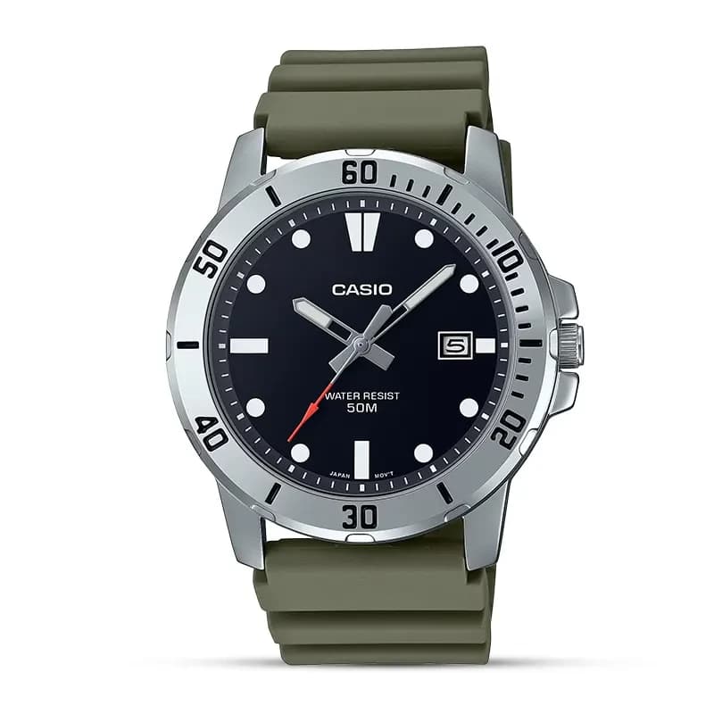 Casio MTP-VD01-3EVUDF Black Dial Men’s Watch