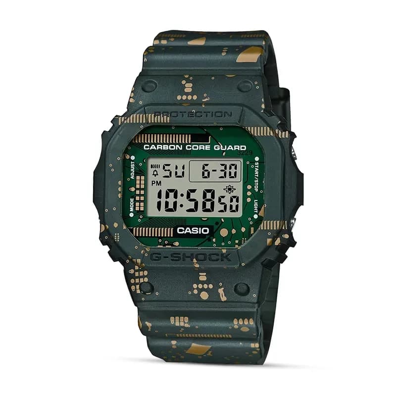 Casio G-Shock DWE-5600CC-3 Carbon Core Guard Camouflage Men's Watch
