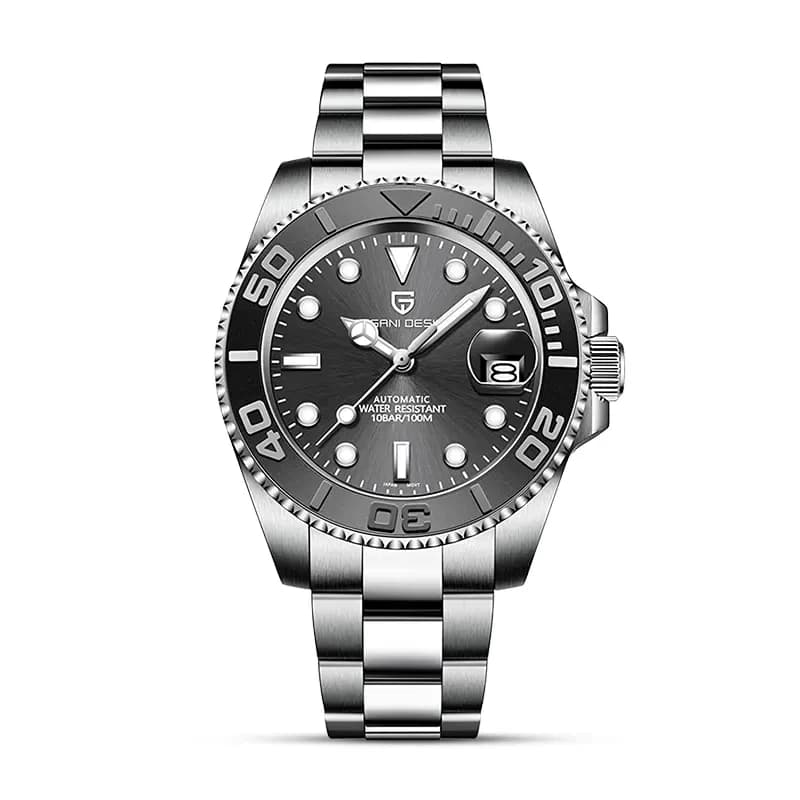 Pagani Design PD-1651 Yachtmaster Automatic Black Dial Men's Watch