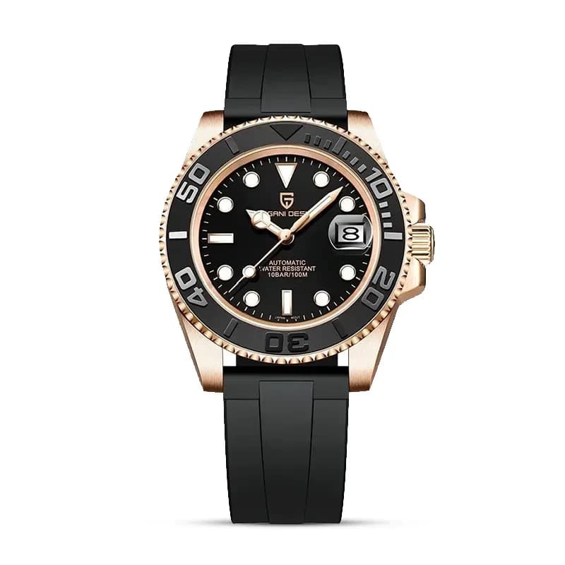 Pagani Design Yachtmaster Automatic Silicone Strap Men's Watch | PD-1651