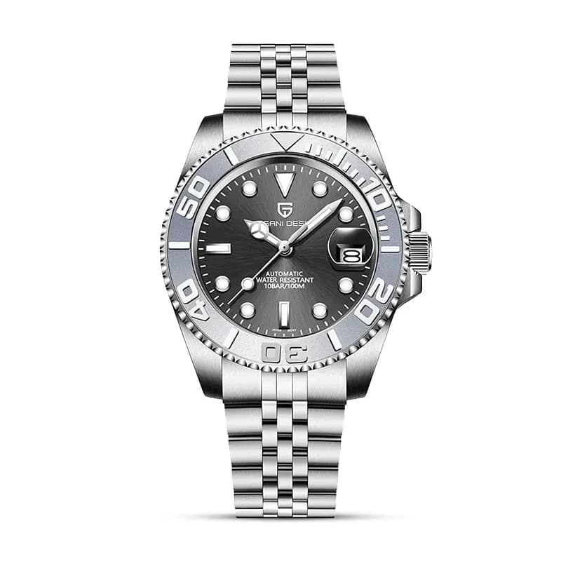 Pagani Design PD-1651 Yachtmaster Grey Dial Automatic Men's Watch