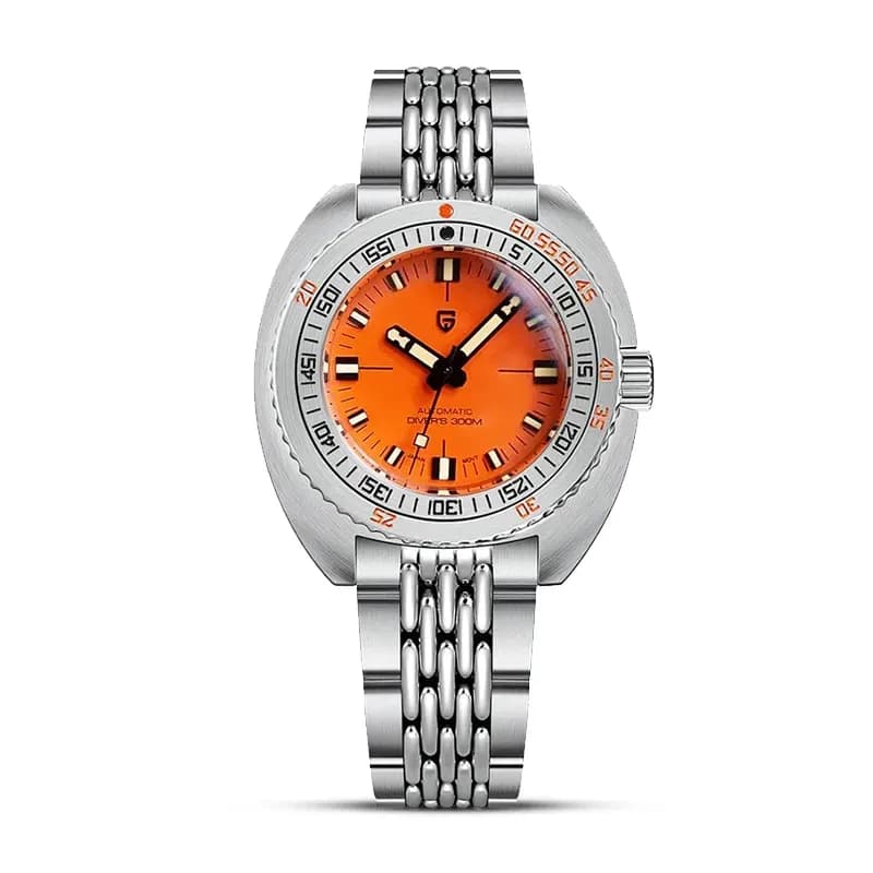 Pagani Design PD-1719 Diver's Orange Dial Men's Watch