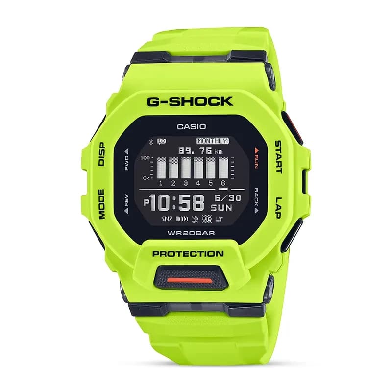 Casio G-Shock GBD-200-9 G-Squad (Bluetooth) Green Men's Watch