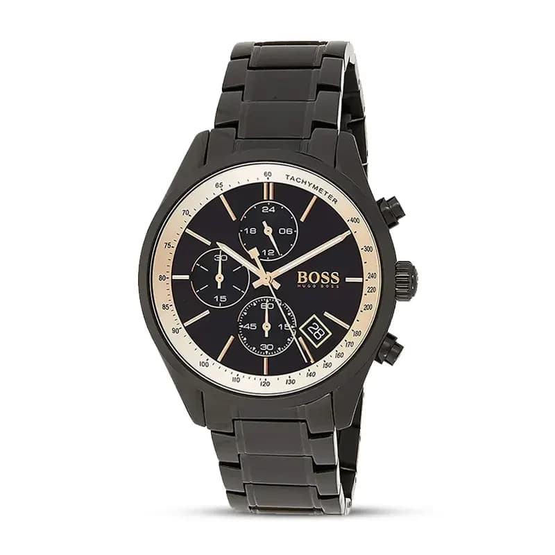 Hugo Boss Grand Prix Chronograph Black Dial Men’s Watch | 1513578
