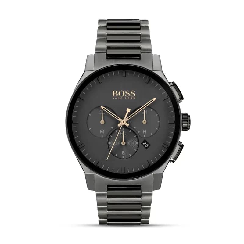 Hugo Boss Peak Chronograph Black Dial Men's Watch | 1513814