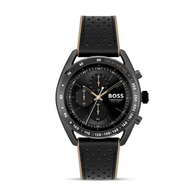 Hugo Boss Center Court Chronograph Black Dial Men's Watch | 1514022