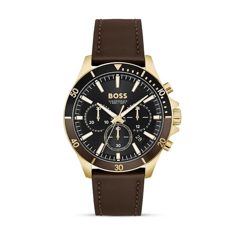 Hugo Boss Troper Chronograph Black Dial Men's Watch | 1514100