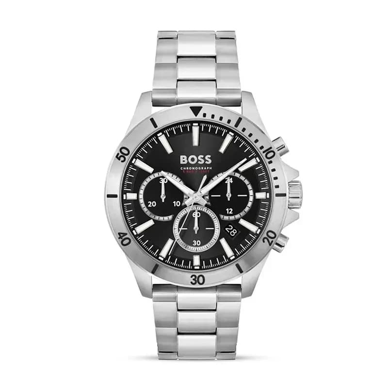 Hugo Boss Troper Chronograph Black Dial Men's Watch | 1514057
