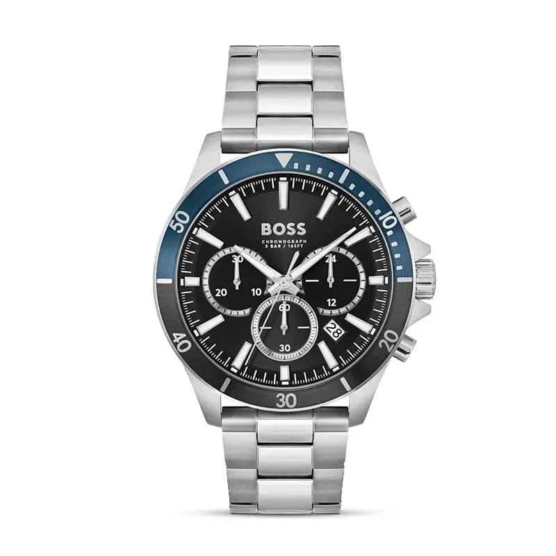 Hugo Boss Troper Chronograph Black Dial Men's Watch | 1514101
