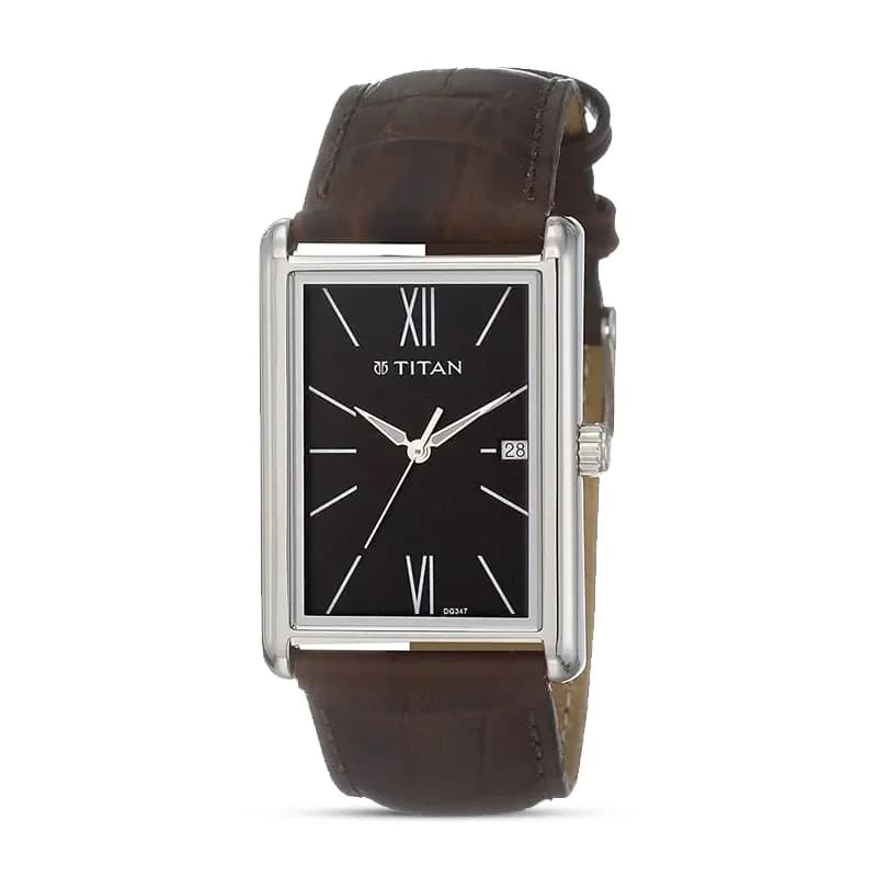 Titan Urban Chic: Modernist Black Dial Men's Watch | 1731SL01