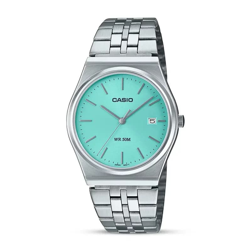 Casio Tiffany Blue Dial Men's Watch | MTP-B145D-2A1V