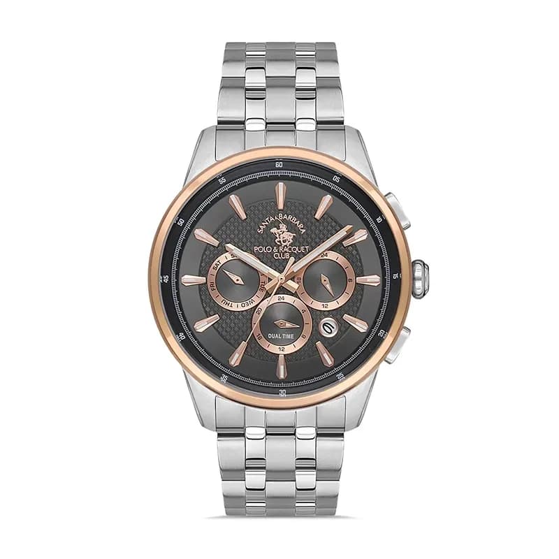 Santa Barbara Polo & Racquet Club Black Dial Men's Watch | SB.1.10385-4