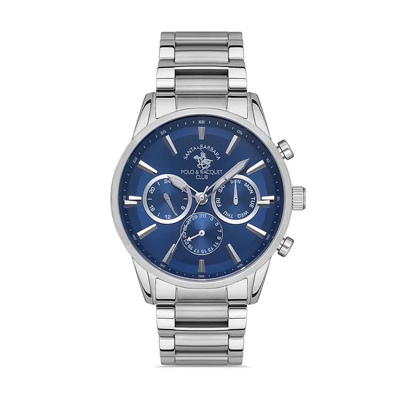 Santa Barbara Polo & Racquet Club Blue Dial Men's Watch | SB.1.10420-2