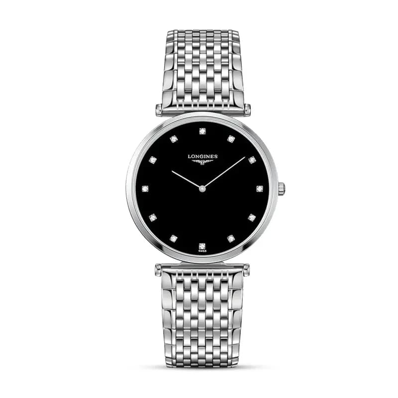 Longines La Grande Classique Black Diamond Dial Men's Watch | L4.755.4.58.6
