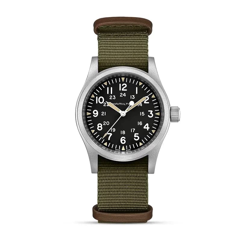 Hamilton Khaki Field Mechanical Black Dial Men's Watch | H69439931