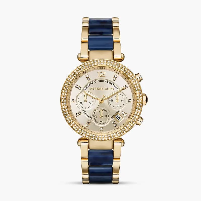 Michael Kors Parker Champagne Dial Ladies Watch | MK6238