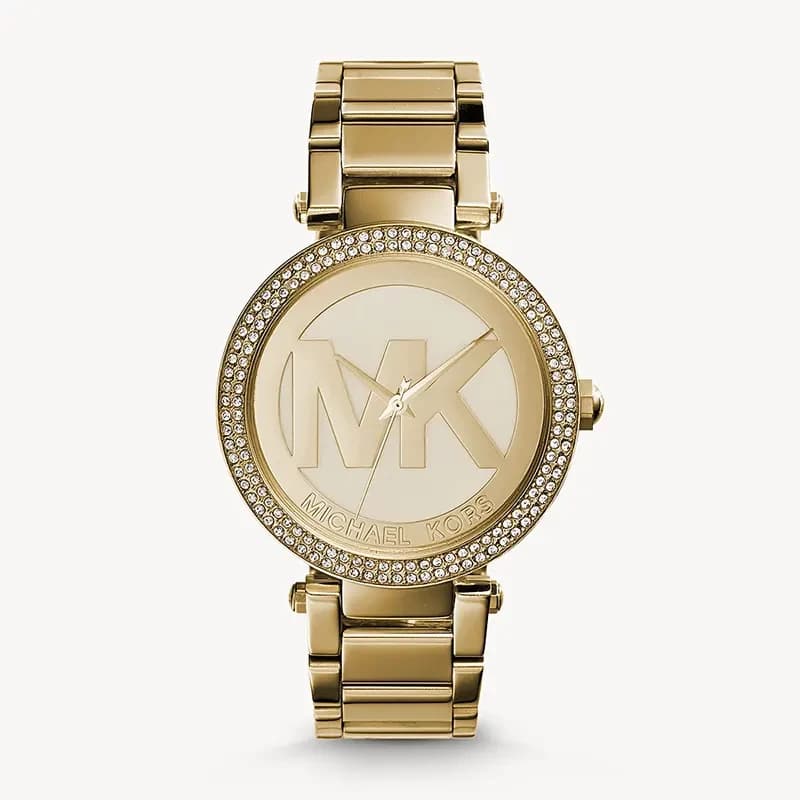 Michael Kors Parker Champagne Dial Gold-tone Watch | MK5784