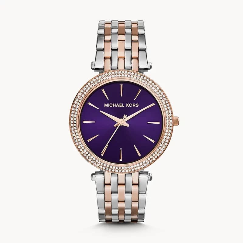 Michael Kors Darci Blue Dial Two-tone Ladies Watch | MK3353
