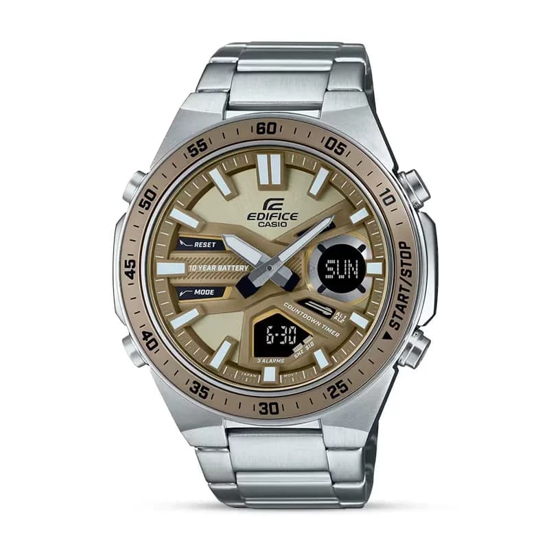 Casio Edifice EFV-C110D-5AV Gold Dial Men's Watch