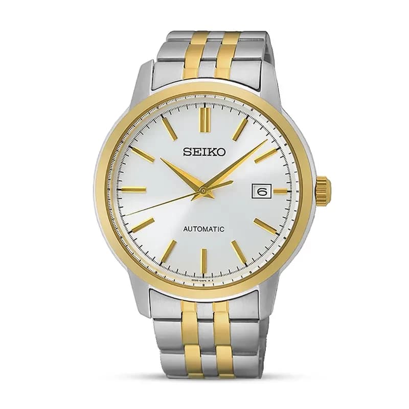 Seiko Essentials White Dial Dress Men’s Watch | SRPH92K1