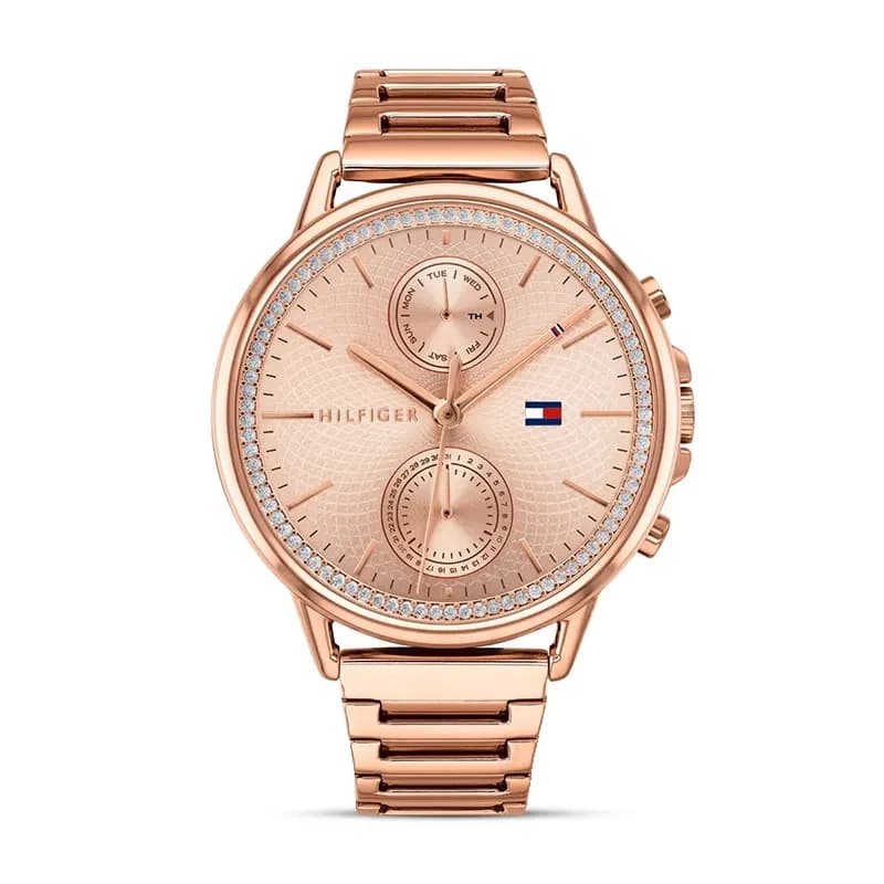 Tommy Hilfiger Carly Rose-Tone Rose Gold Dial Ladies Watch | 1781915