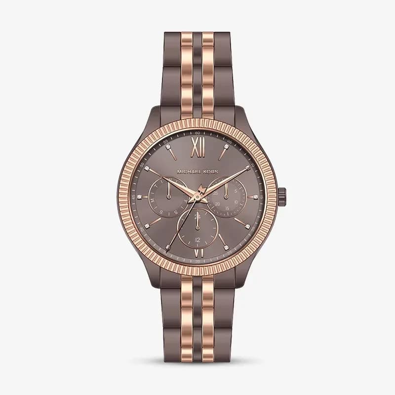Michael Kors Oversized Benning Brown Dial Ladies Watch | MK4430