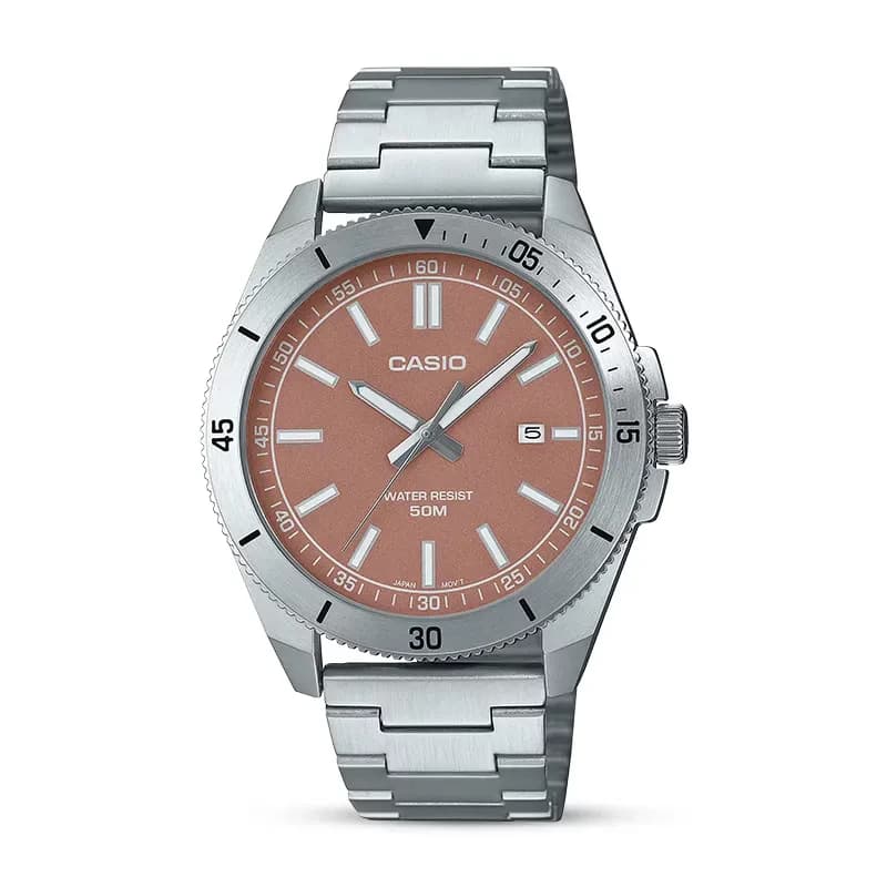Casio Enticer MTP-B155D-5EV Pink Dial Men's Watch