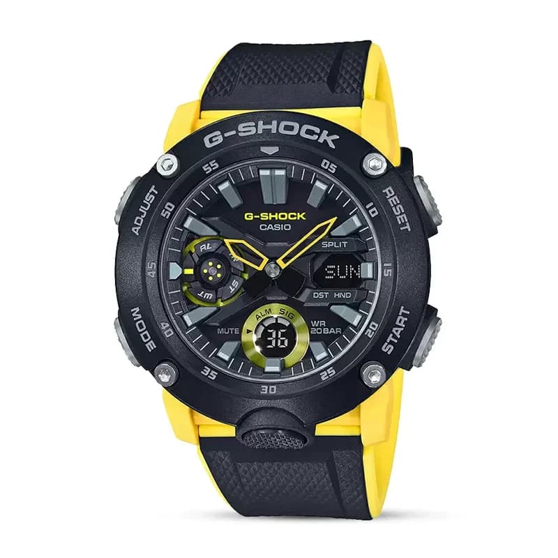 Casio G-Shock GA-2000-1A9 Carbon Core Guard Black Dial Men's Watch
