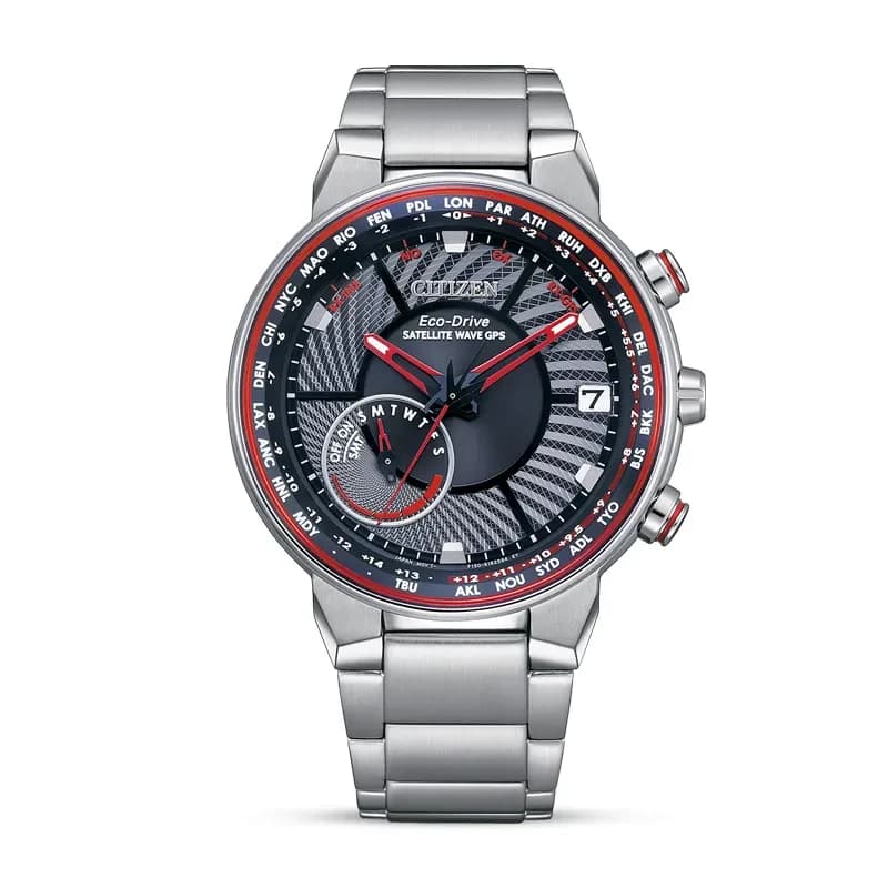Citizen Perpetual World Time Satellite Wave Eco-Drive Men's Watch | CC3031-51E