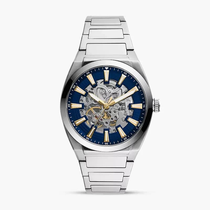 Fossil Everett Automatic Blue Dial Men’s Watch | ME3220