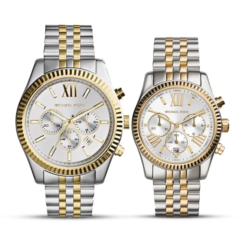 Michael Kors Lexington Chronograph Couple Watch | MK8344 | MK5955