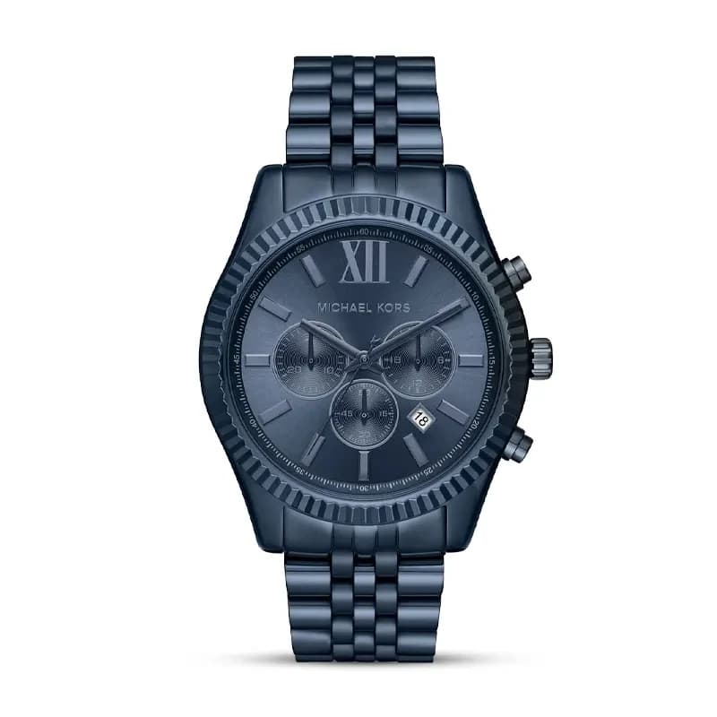 Michael Kors Lexington Chronograph Blue Dial Men's Watch | MK8480