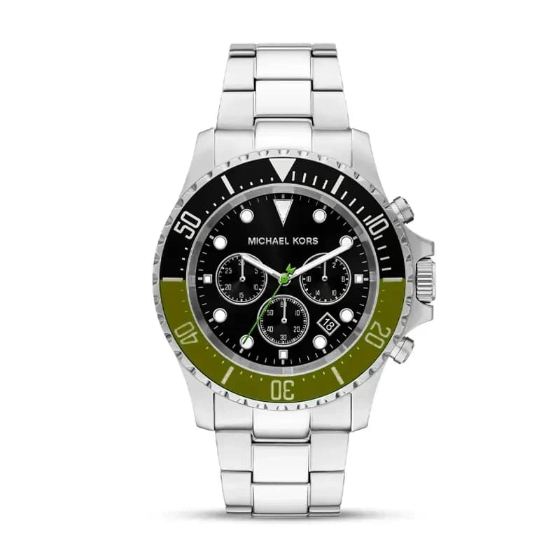Michael Kors Everest Chronograph Jungle Green Men's Watch | MKO1157