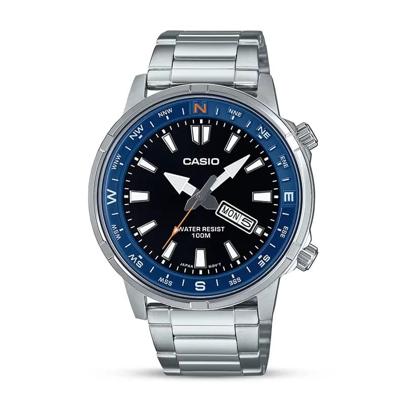 Casio MTD-130D-1A2V Black Dial Men's Watch