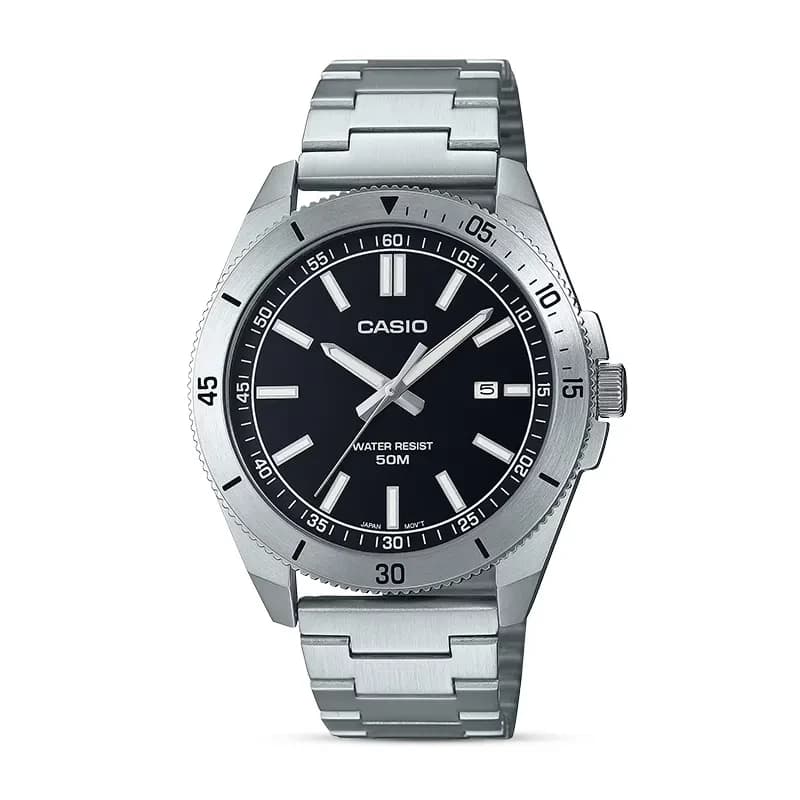 Casio Enticer MTP-B155D-1EV Black Dial Men's Watch