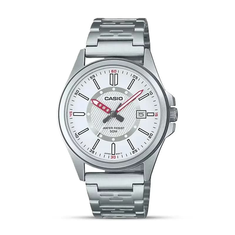 Casio MTP-E700D-7EVDF White Dial Men's Watch