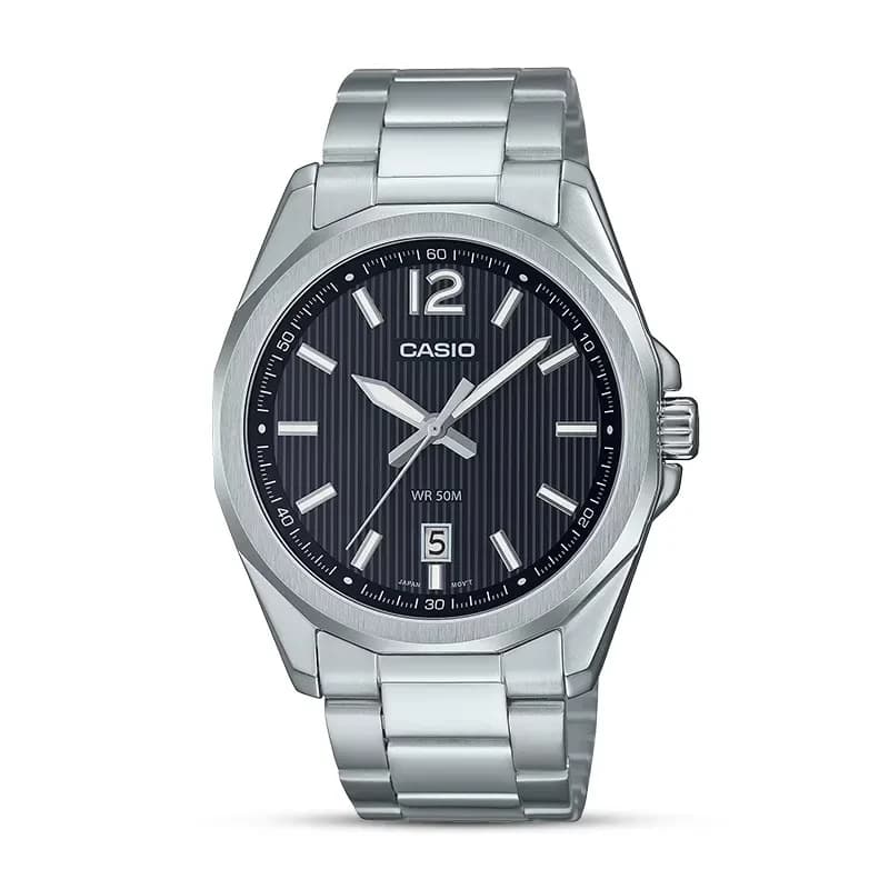 Casio Enticer MTP-E725D-1AV Black Dial Men's Watch