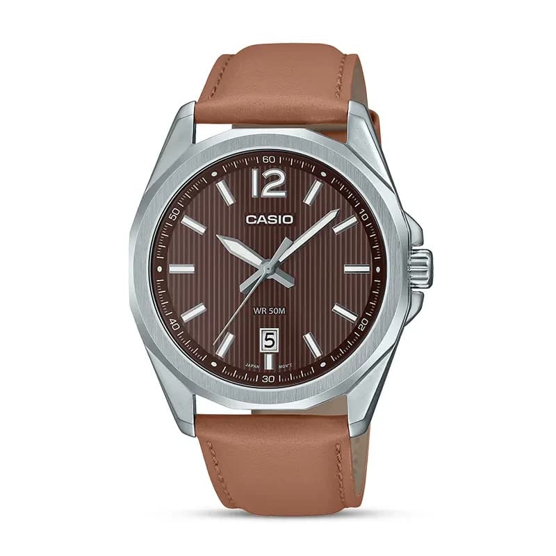 Casio Enticer MTP-E725L-5AV Brown Dial Men's Watch