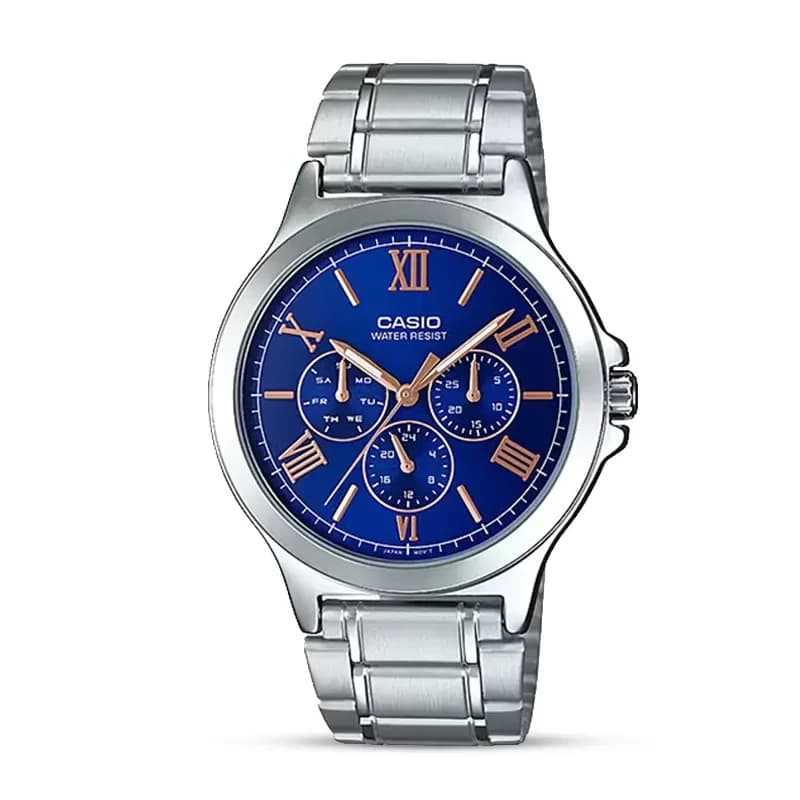 Casio Enticer MTP-V300D-2A Blue Dial Men's Watch
