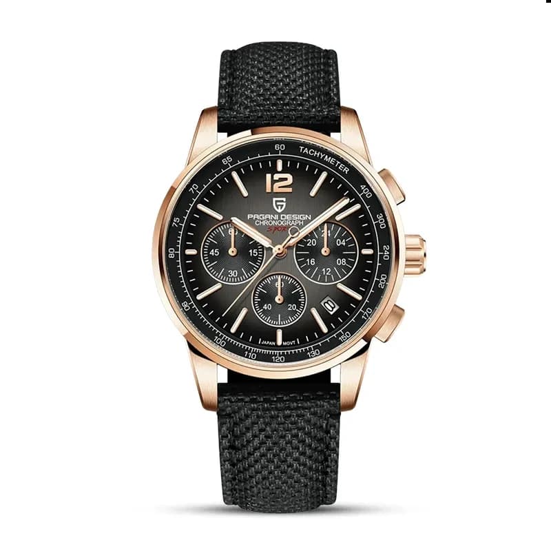 Pagani Design Chronograph Grey Black Dial Men's Watch | PD-YS008