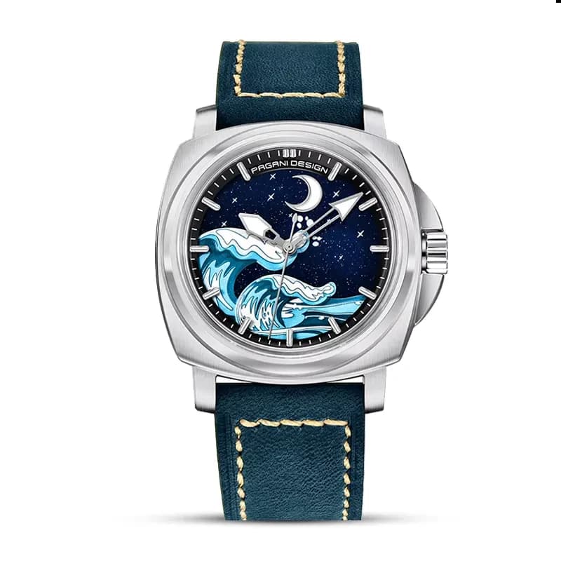 Pagani Design PD-YS014 Midnight Dragon Blue Dial Automatic Men's Watch
