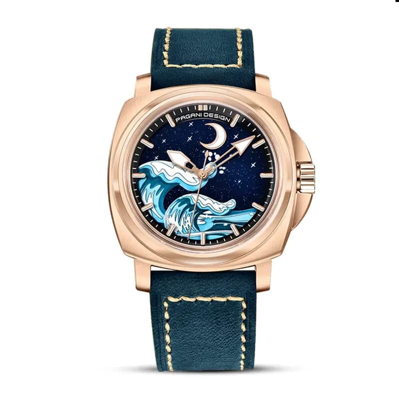 Pagani Design Midnight Dragon Automatic Blue Dial Men's Watch | PD-YS014