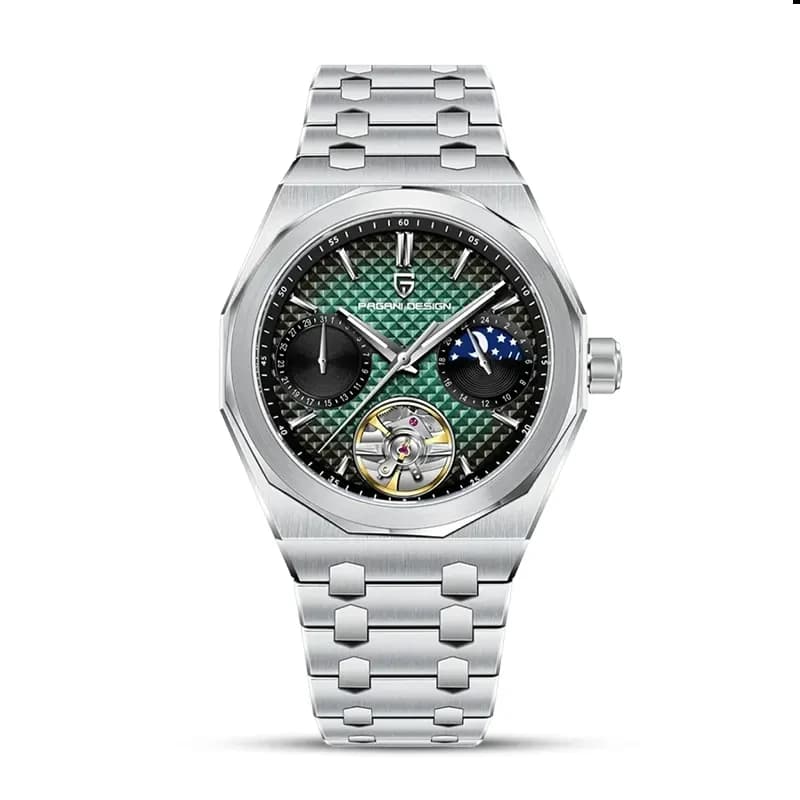 Pagani Design Royal Oak Open Heart Green Dial Automatic Men's Watch | PD-YS036