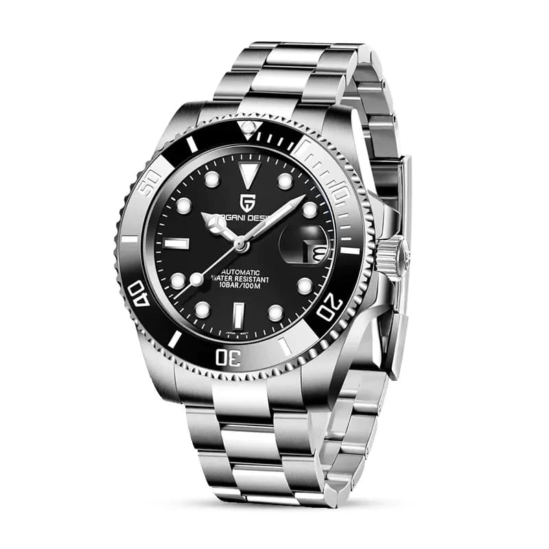 Pagani Design PD-1661 Submariner Automatic Black Dial Men's Watch