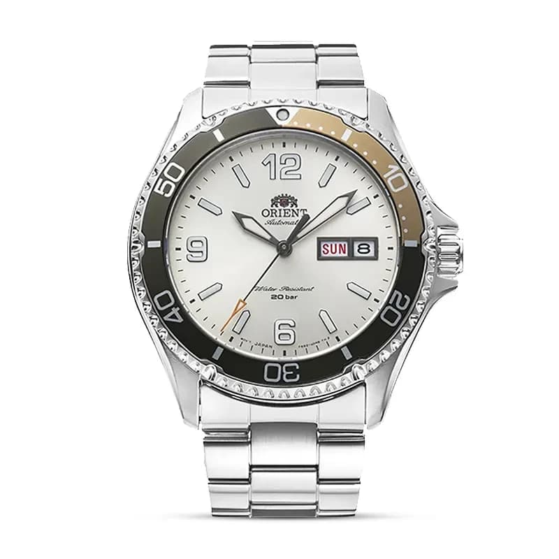 Orient Mako III Automatic Silver Dial Men’s Watch | RA-AA0821S