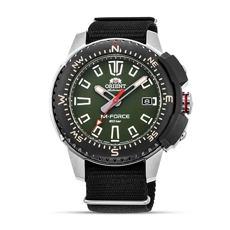 Orient M-Force Automatic Green Dial Men's Watch | RA-AC0N03E10B