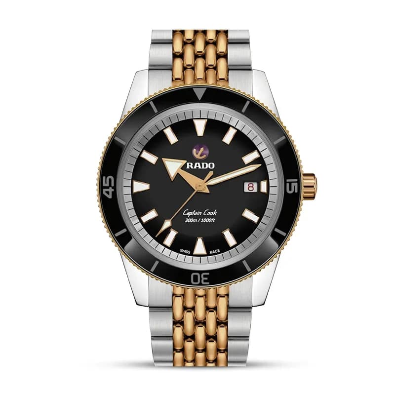 Rado Captain Cook Automatic Black Dial Men's Watch | R32137153