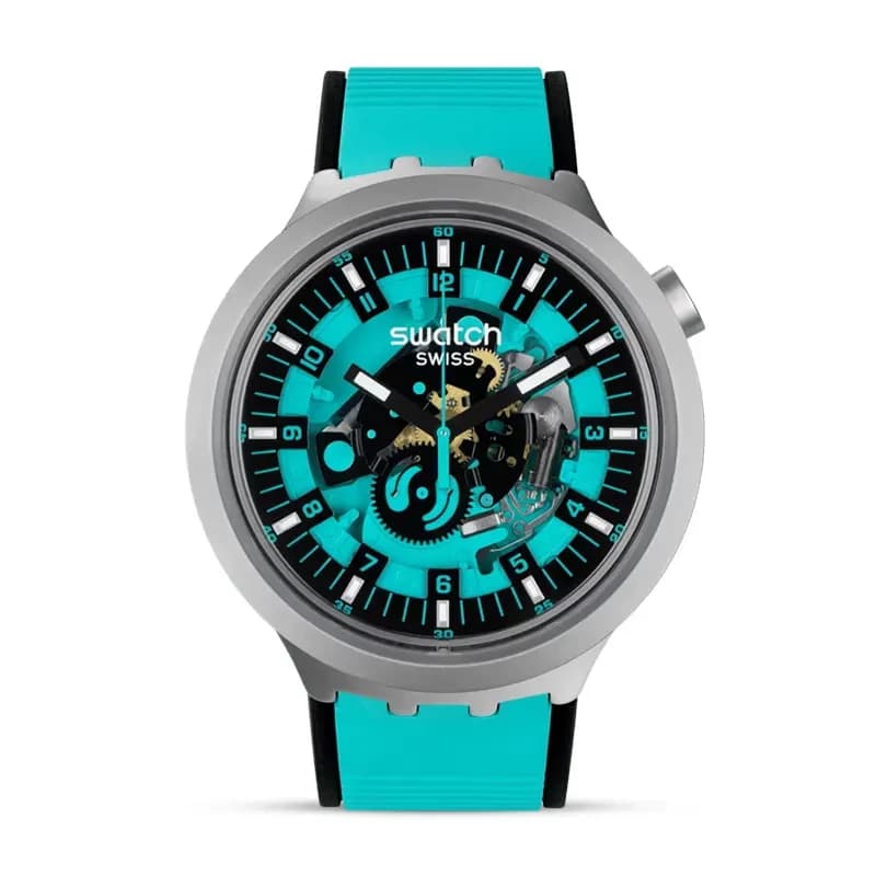 Swatch Big Bold Irony Mint Trim Watch | SB07S111