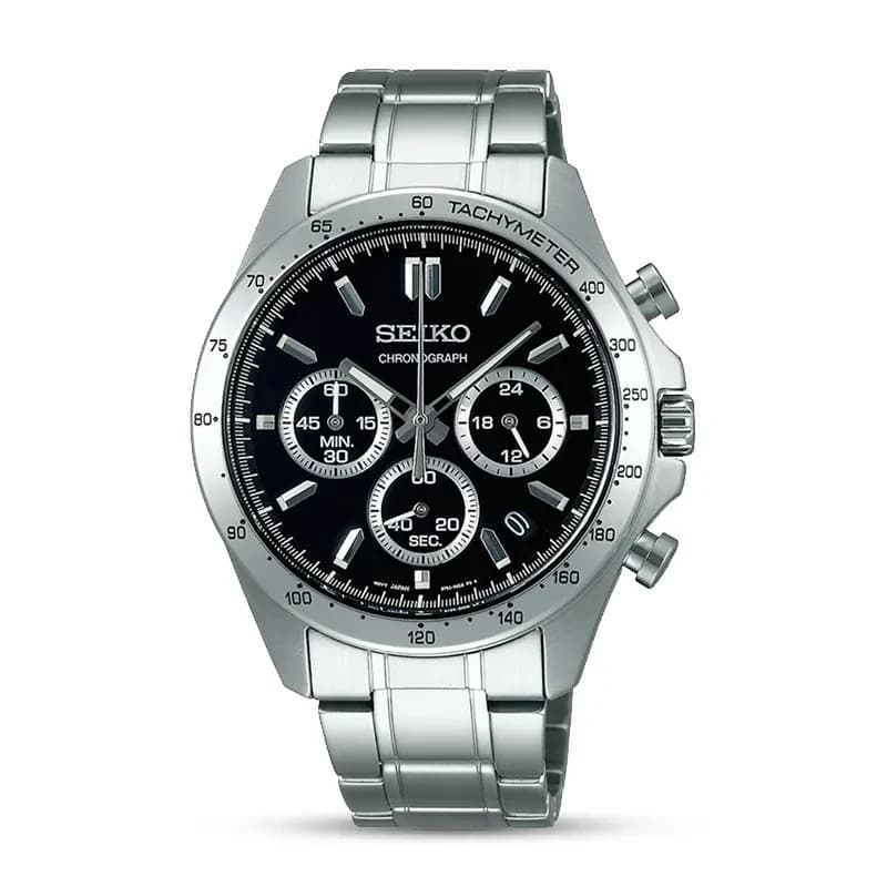 Seiko Spirit SBTR013 Chronograph Black Dial Men’s Watch