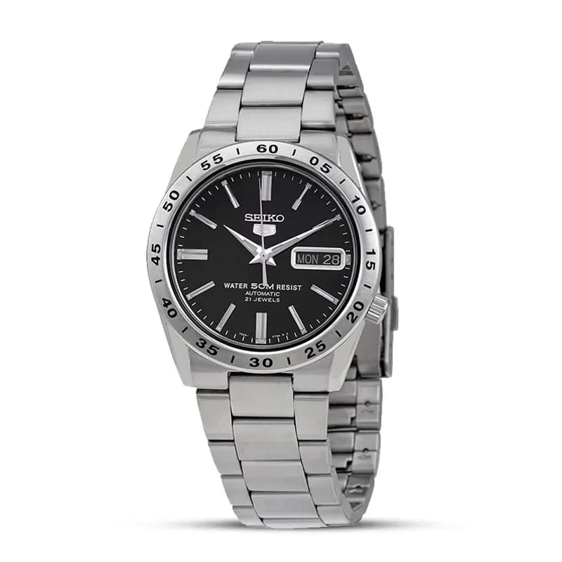 Seiko 5 Automatic Black Dial Men's Watch | SNKE01K1